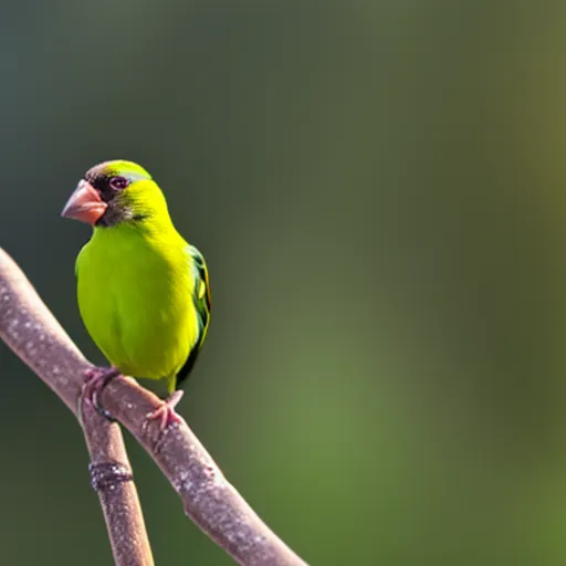 

A vibrant image of a greenfinch perched atop a branch, its vibrant green and yellow feathers illuminated by the sun. The greenfinch is a symbol of the beauty of nature and the importance of going green in order to protect our environment